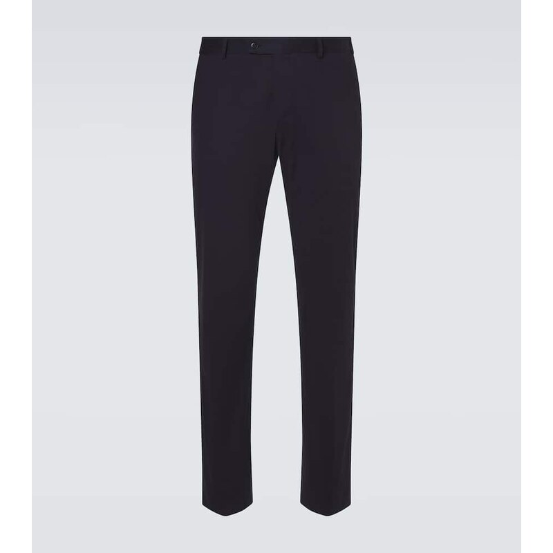 Brioni Pienza cotton-blend straight pants