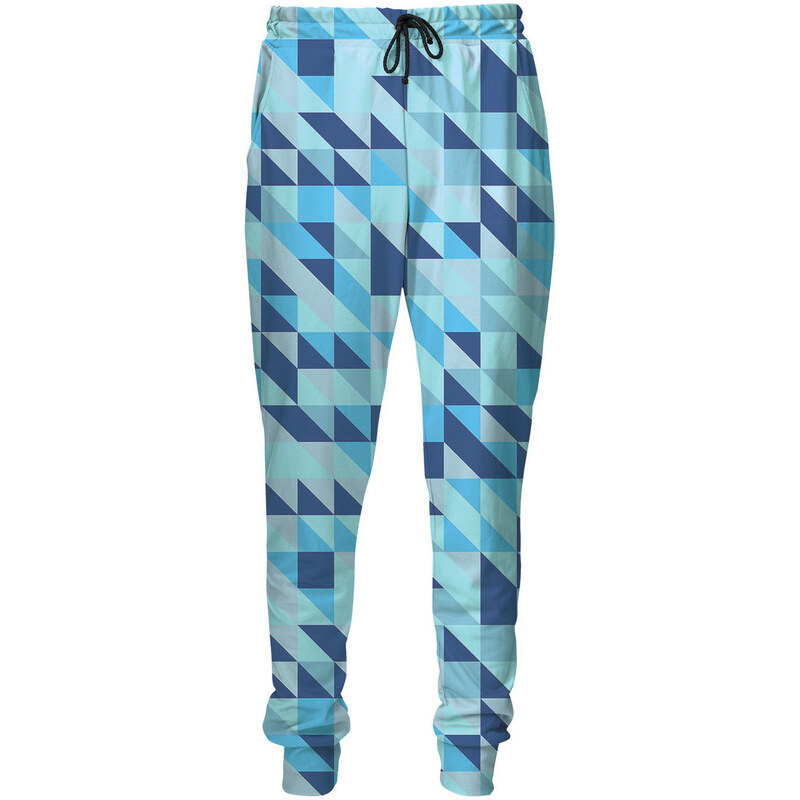 Mr. GUGU & Miss GO Sweatpants Blue Abstract