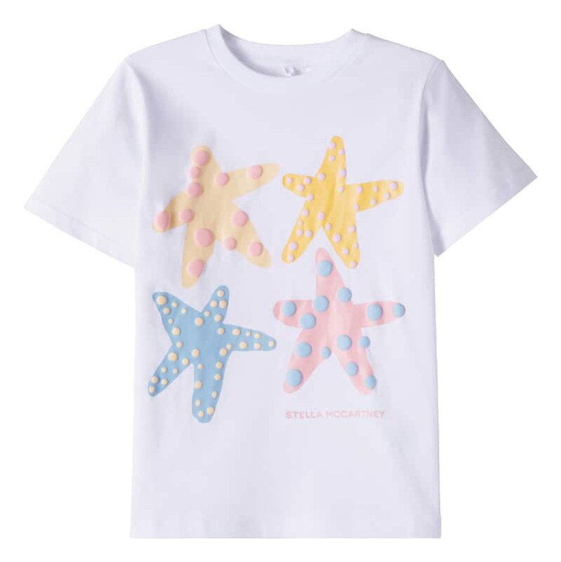 Stella McCartney Kids Printed cotton T-shirt