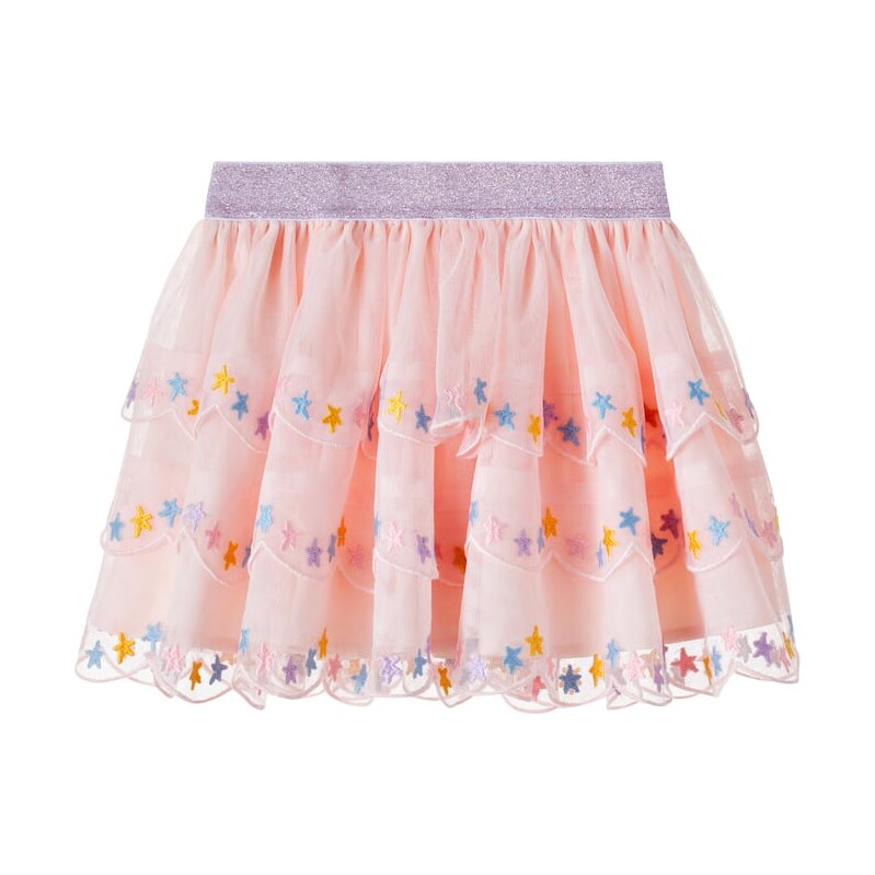 Stella McCartney Kids Embroidered tulle skirt