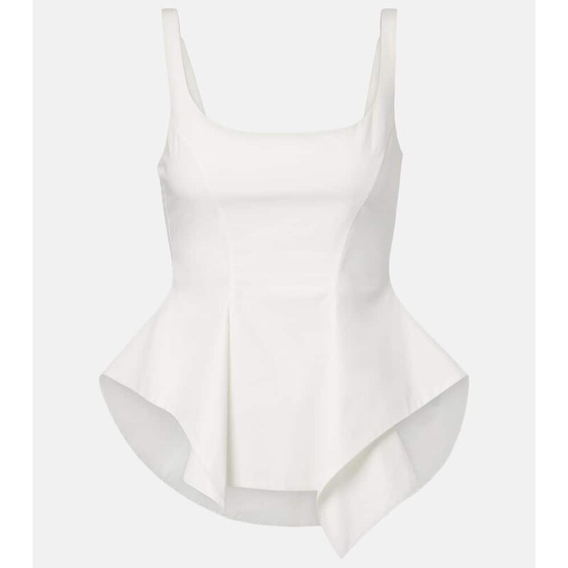 Khaite Loa cotton poplin top