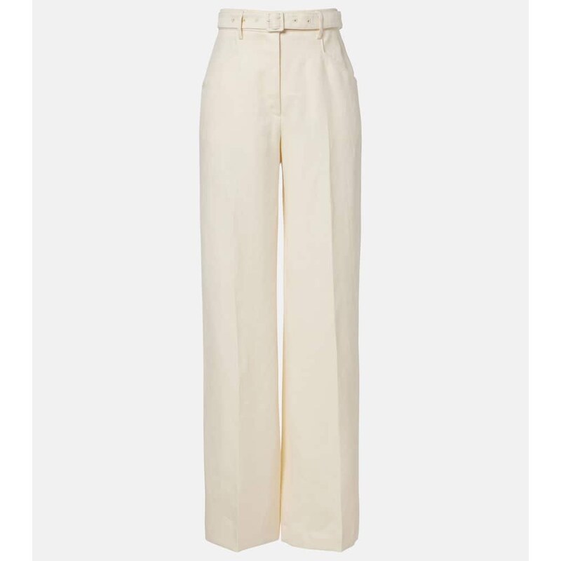 Gabriela Hearst Norman linen straight pants