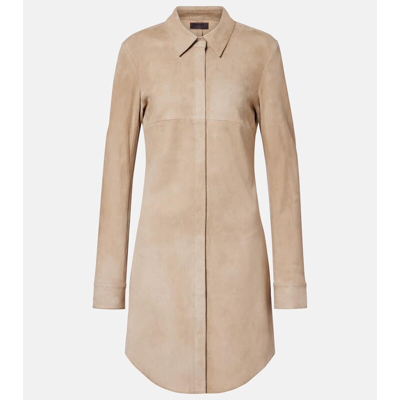 Stouls Geraldine suede shirt dress