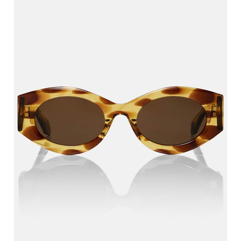 Alaïa Logo oval sunglasses