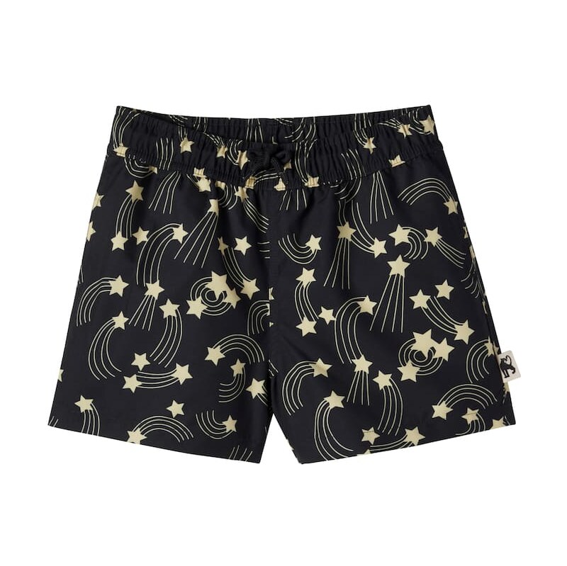 Mini Rodini Starfall printed swim trunks