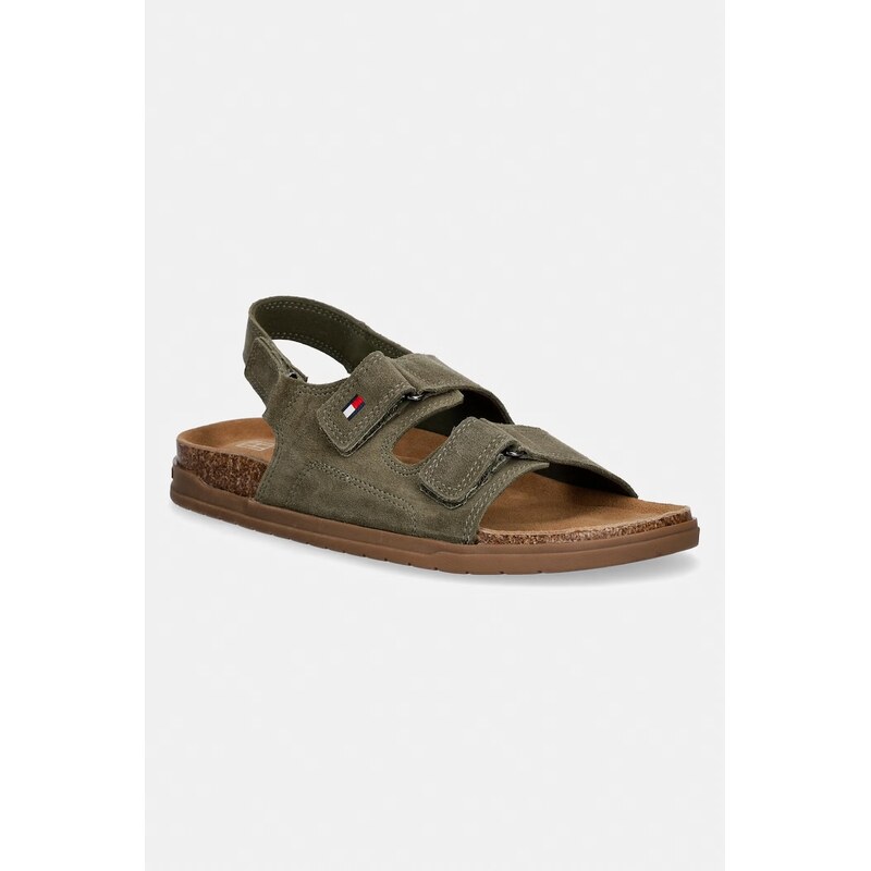 Tommy Hilfiger Dětské semišové sandály Tommy Hilfiger
