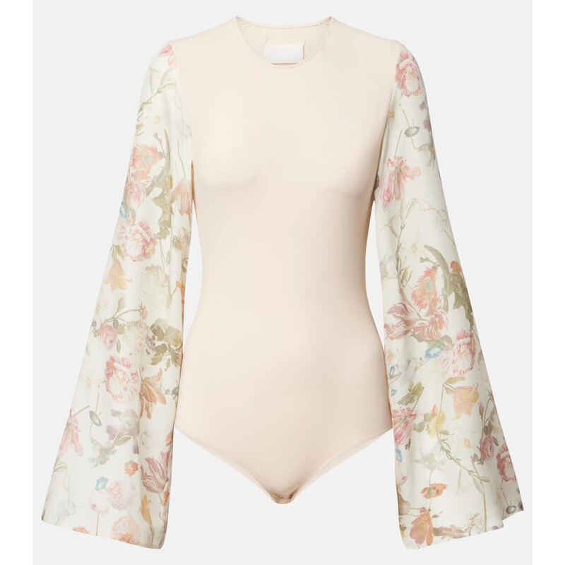 Maison Margiela Floral bodysuit