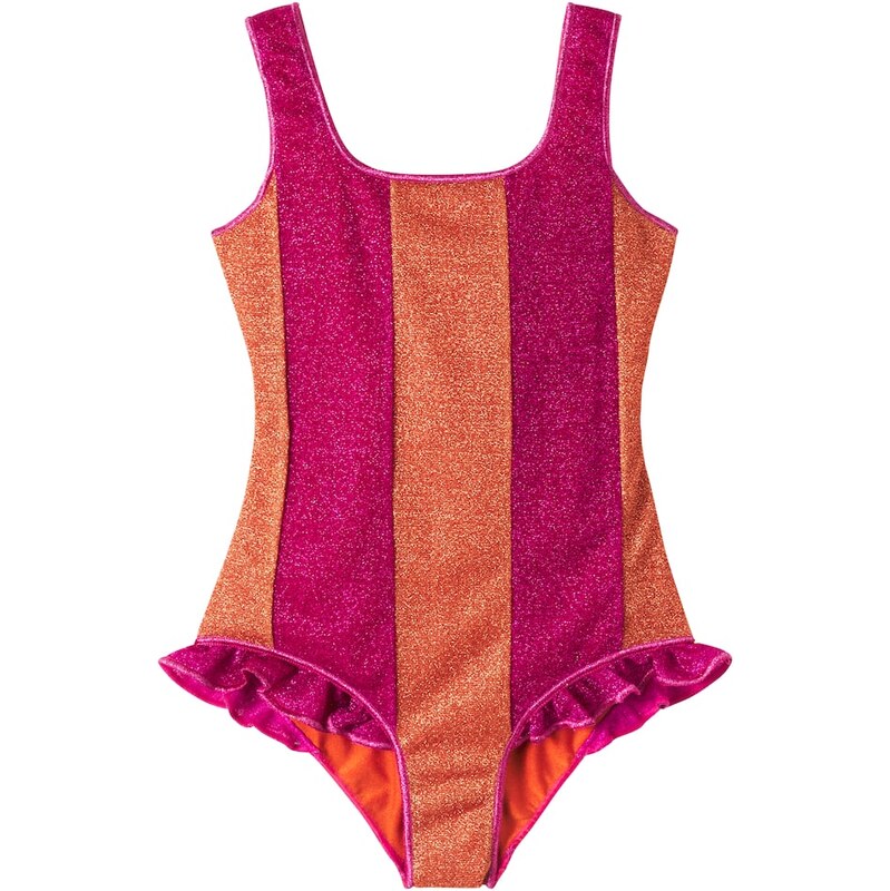 Oseree Kids OsÃree Kids LumiÃ¨re ruffled striped swimsuit