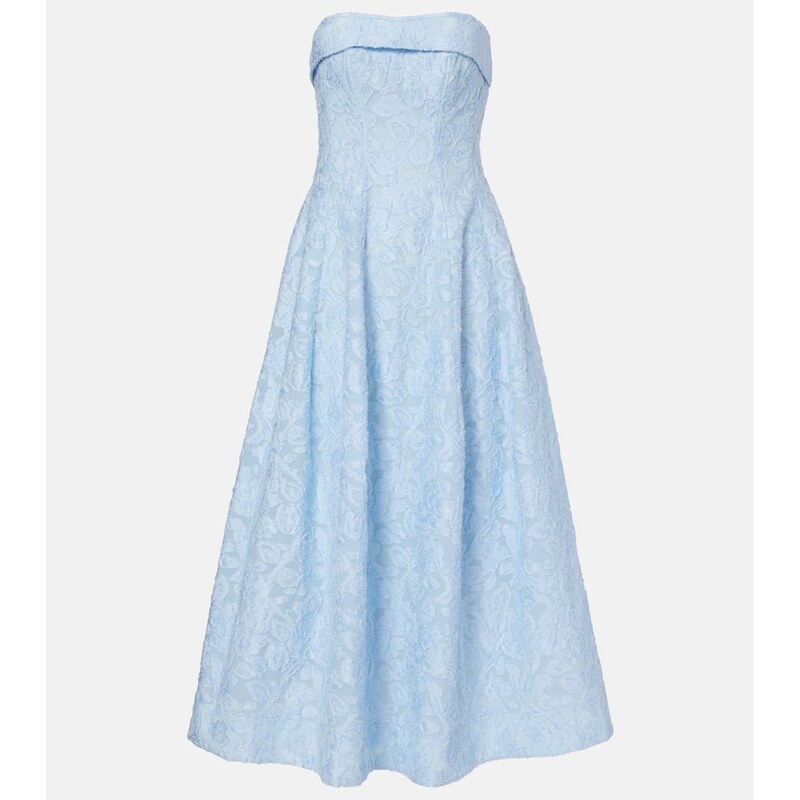 Simkhai Valeria embroidered midi dress