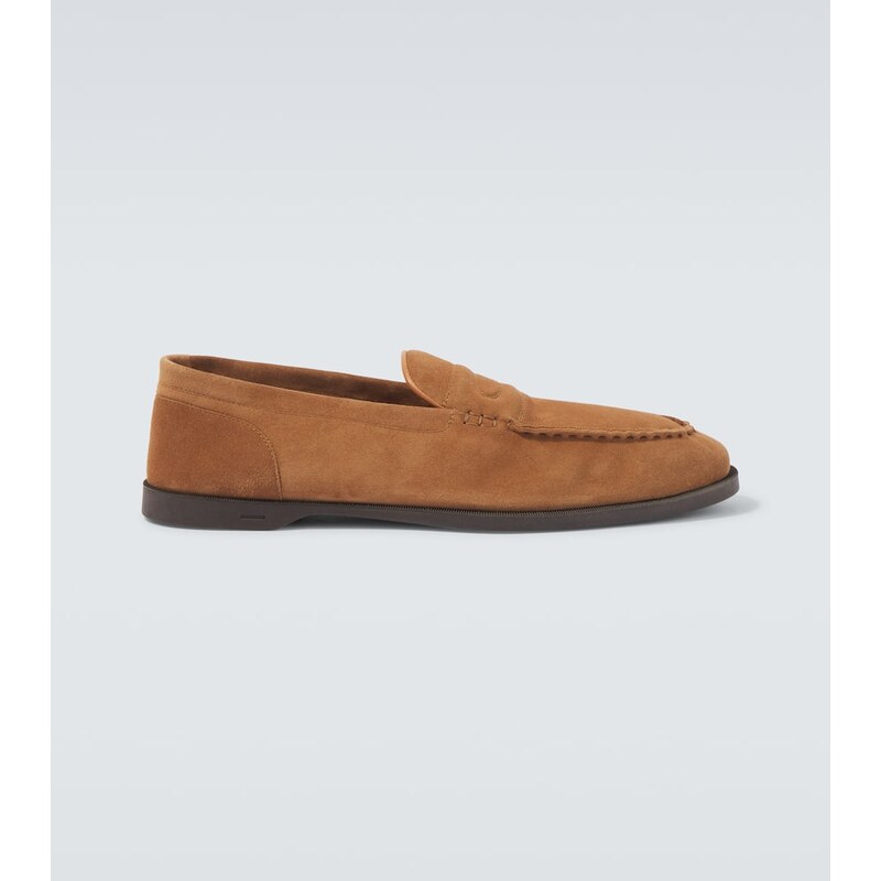 John Lobb Pace suede loafers