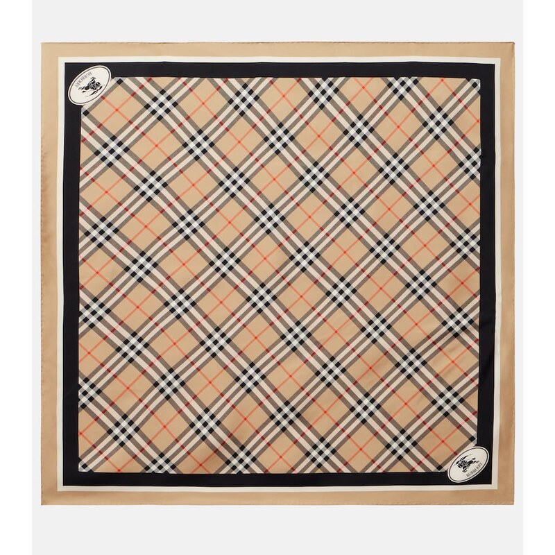 Burberry Burberry Check silk twill scarf