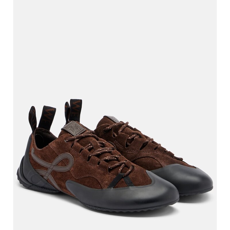 Loewe Grip Anagram suede sneakers