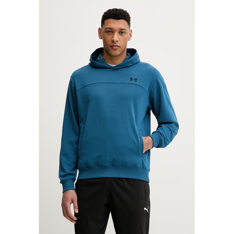 Under Armour mikina s kapucí pánská s bavlnou Rival LW Hoodie