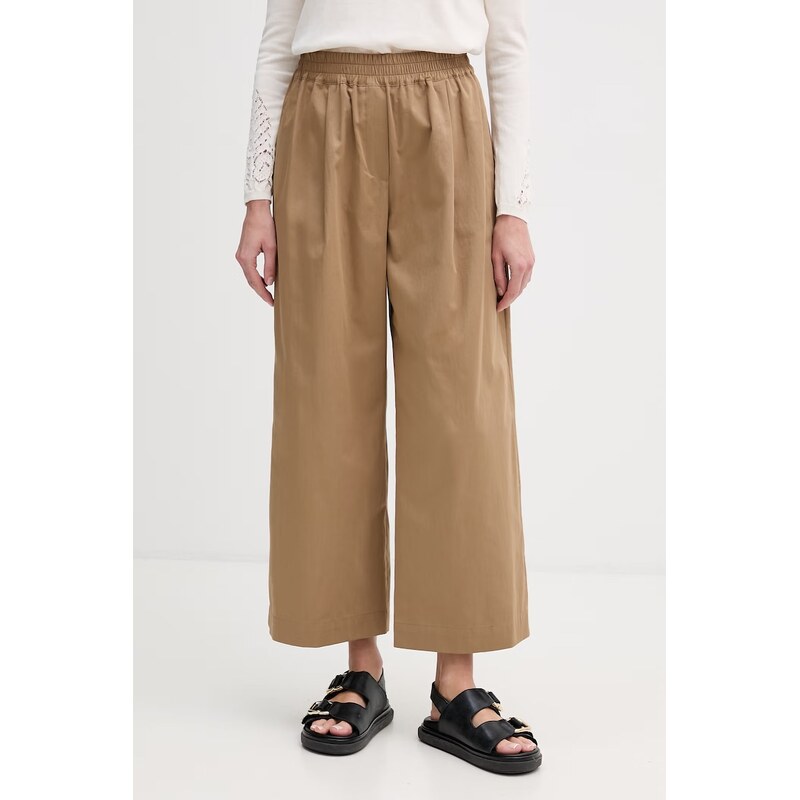 Weekend Max Mara kalhoty dámské bavlněné GOLFO 113679394
