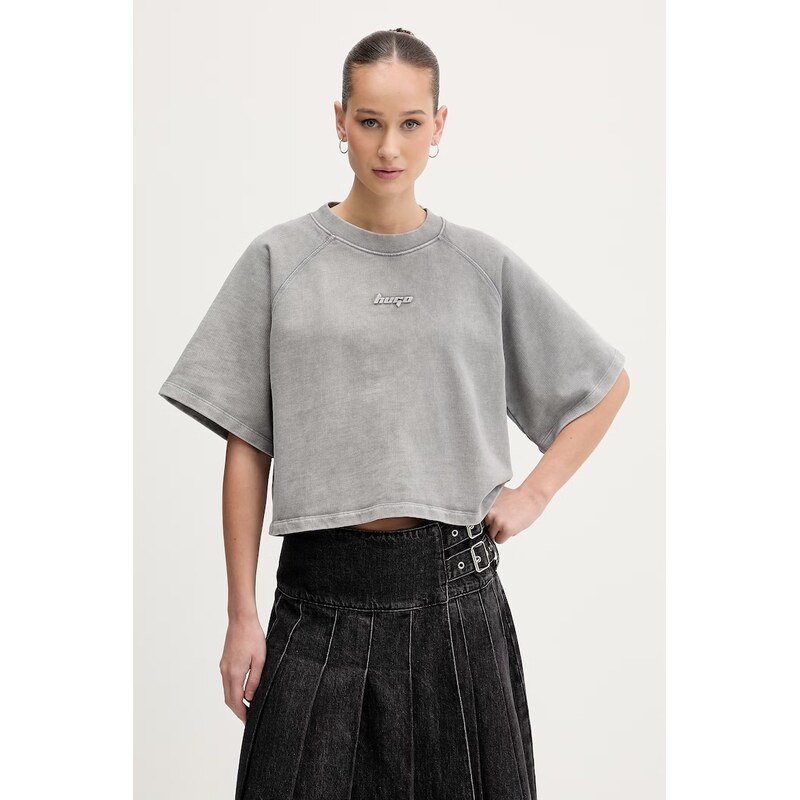 HUGO Blue oversize tričko dámské bavlněné Dorlina_B_1