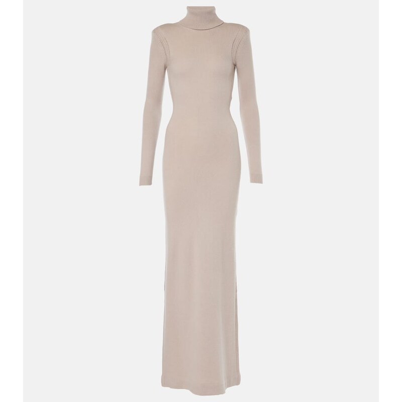 Tom Ford Cashmere turtleneck gown