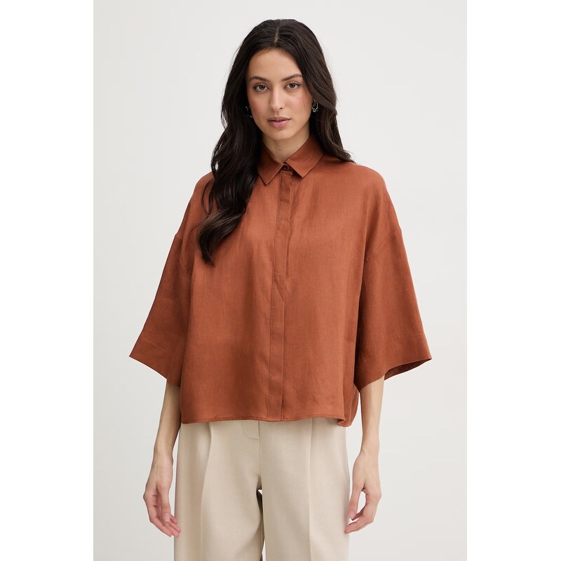 MM by Max Mara košile dámská lněná RITO 113766734
