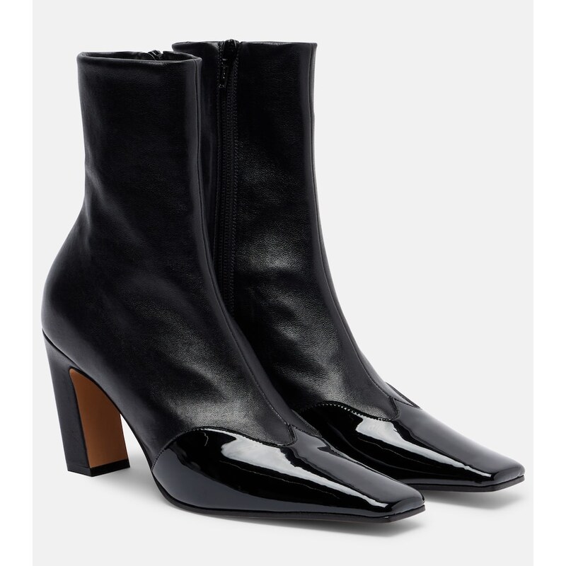 Khaite Nevada 40 leather ankle boots