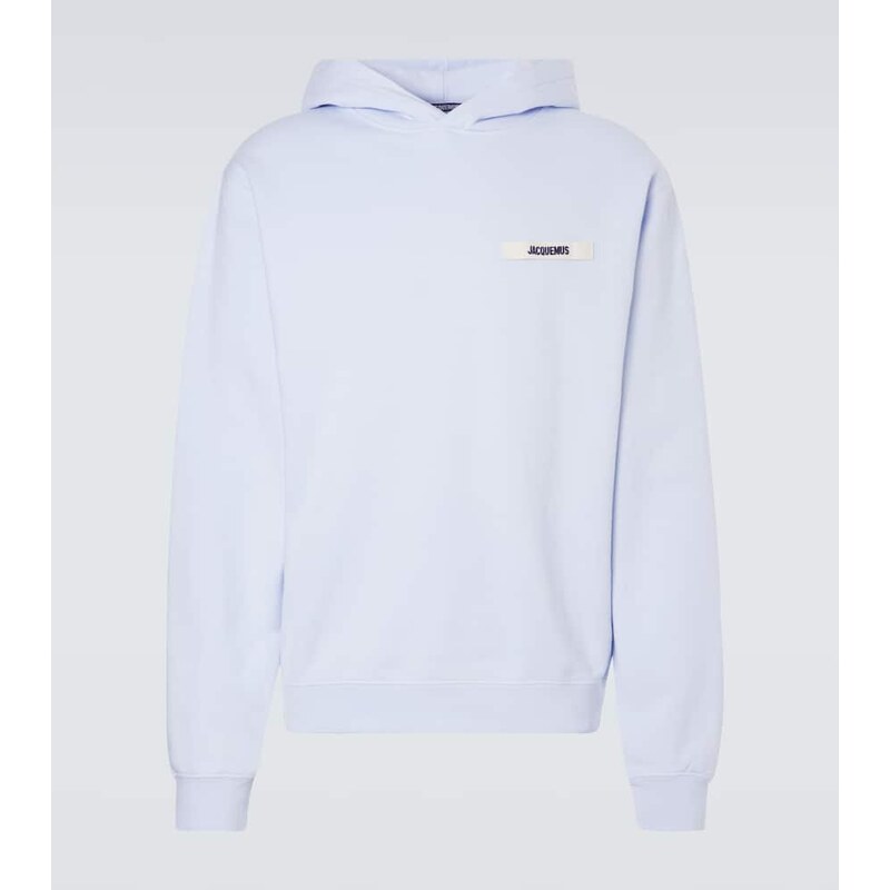 Jacquemus Gros Grain logo cotton hoodie