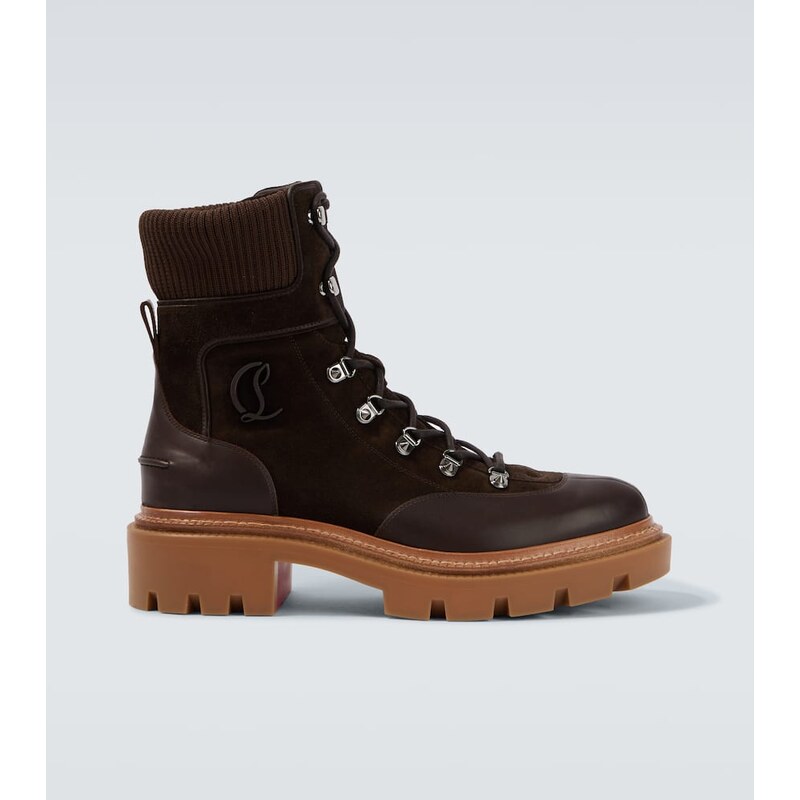 Christian Louboutin Armandine College leather hiking boots