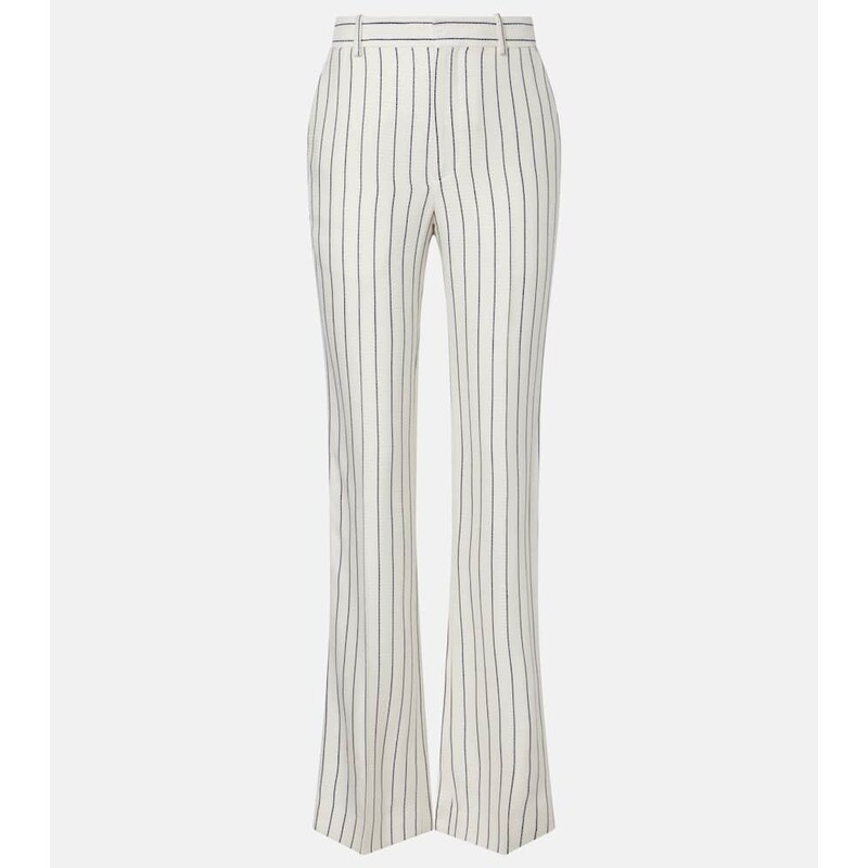 Balmain Pinstripe straight pants