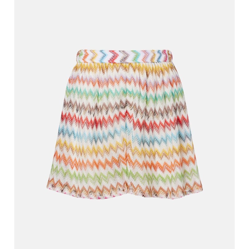 Missoni Zigzag lamÃ shorts