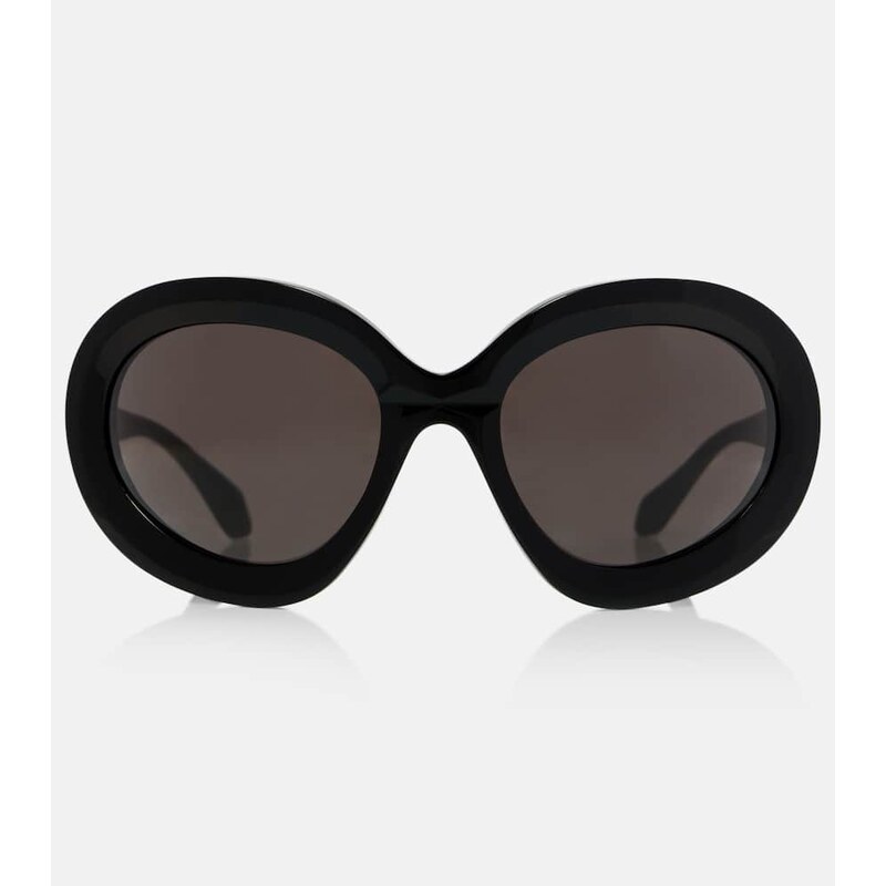 Alaïa Logo oversized sunglasses