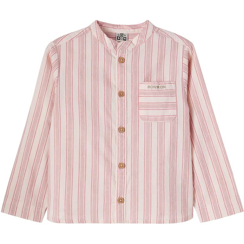 Bonton Never striped cotton shirt