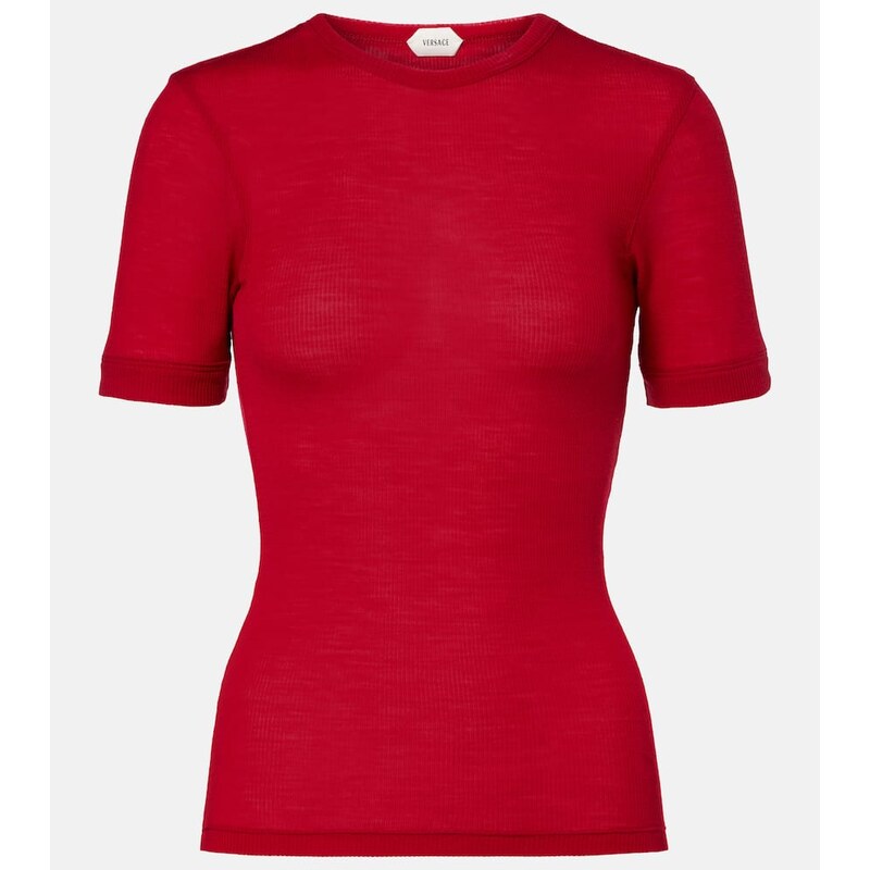 Versace Medusa virgin wool T-shirt