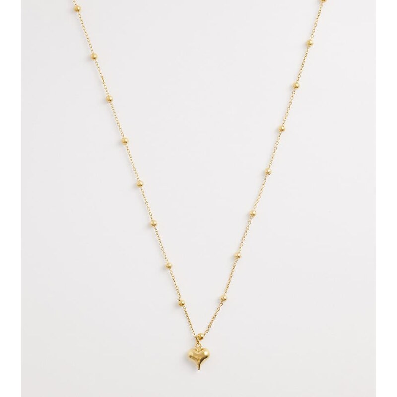 Lost Souls satellite chain heart pendant necklace in 18ct gold