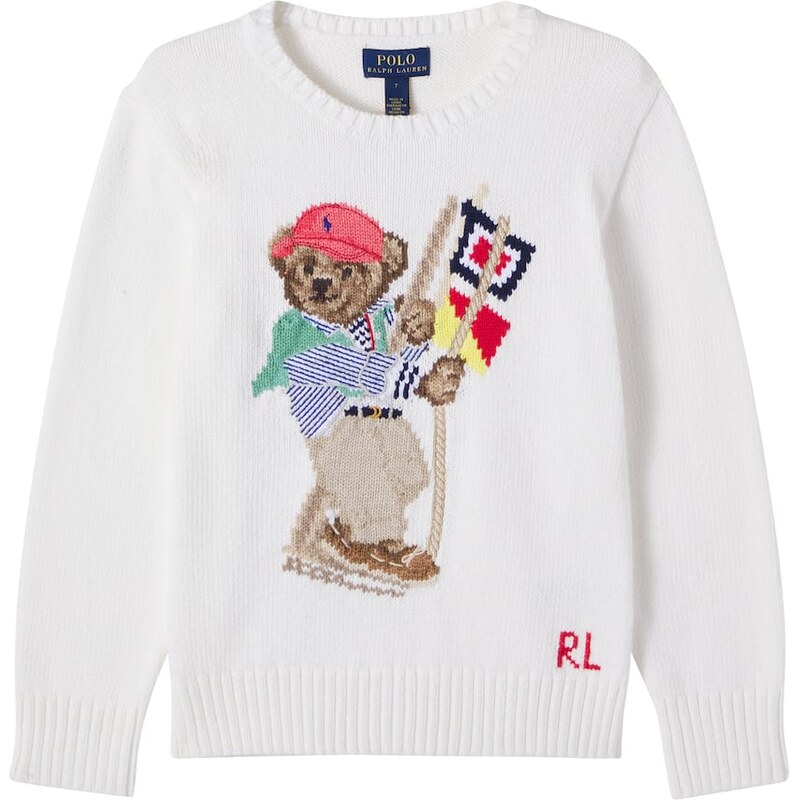 Polo Ralph Lauren Kids Polo Bear cotton sweater