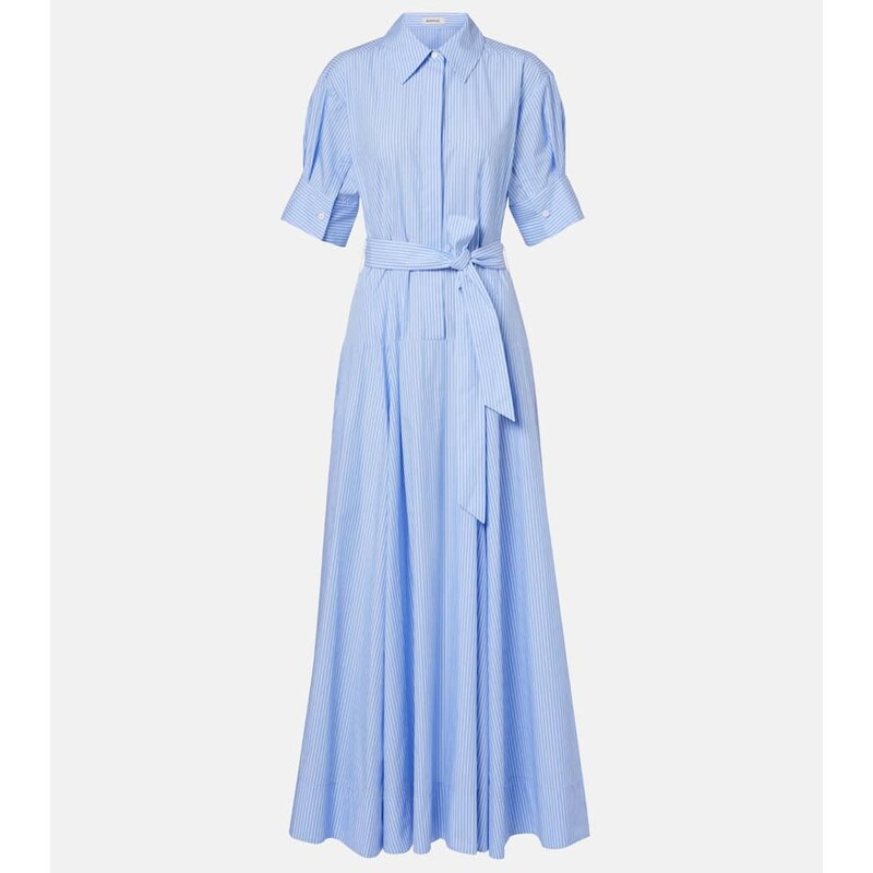 Simkhai Truman striped cotton maxi dress