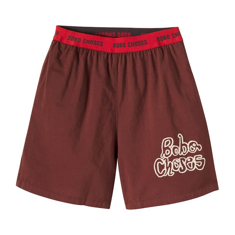 Bobo Choses Logo cotton shorts