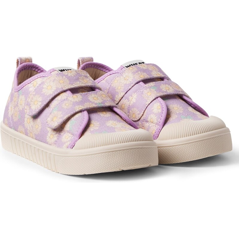 Wheat Bobbie floral canvas sneakers