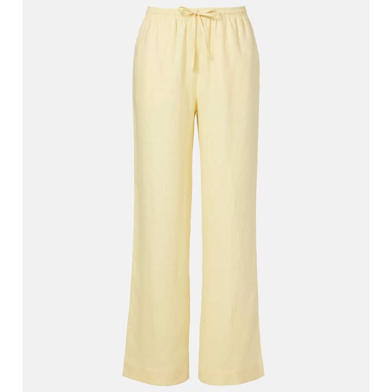 Asceno Aurelia linen wide-leg pants