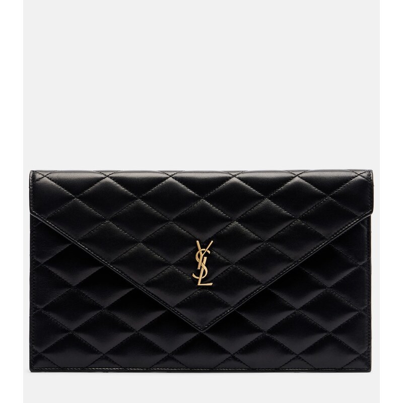 Saint Laurent Cassandre quilted leather pouch
