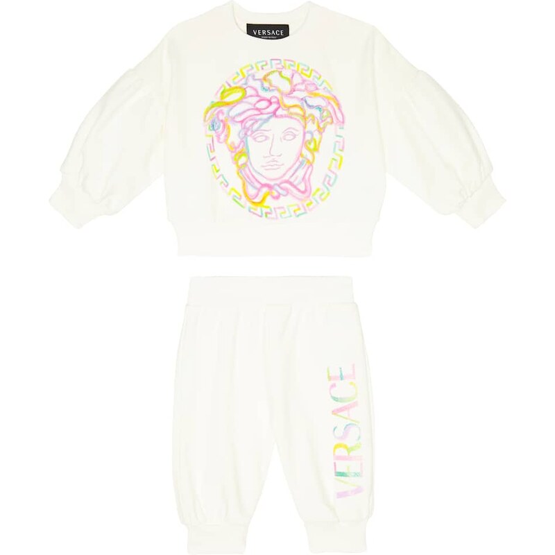 Versace Kids Baby Medusa sweatshirt and sweatpants set