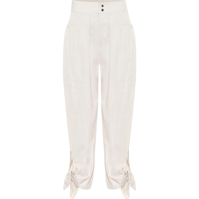 Isabel Marant Gaviao high-rise cotton pants