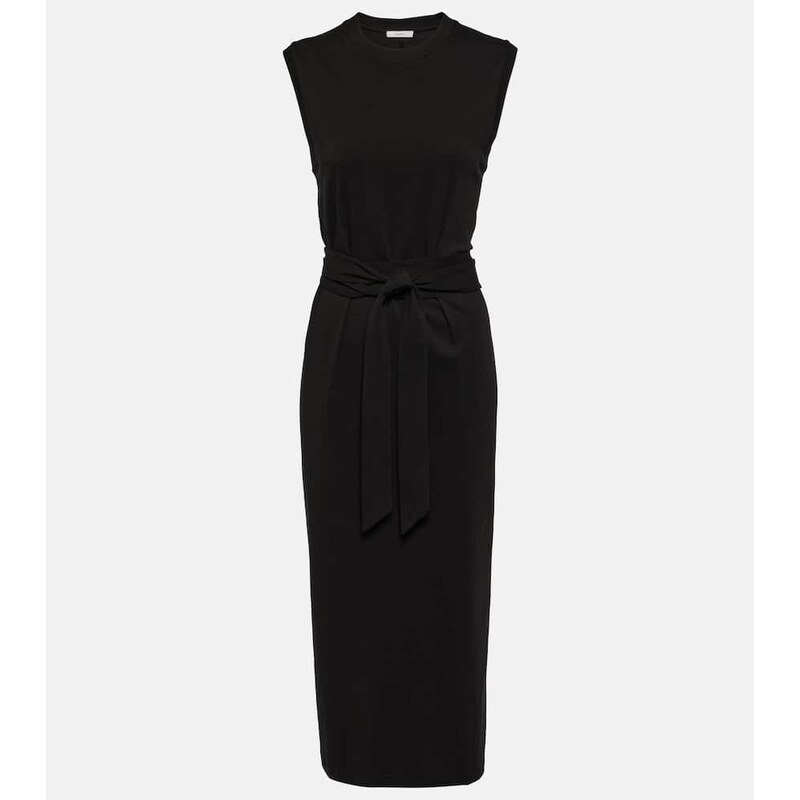 Vince Cotton jersey midi dress
