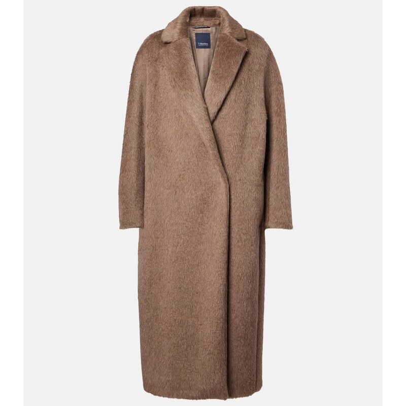 S Max Mara Giorgia alpaca and wool-blend coat