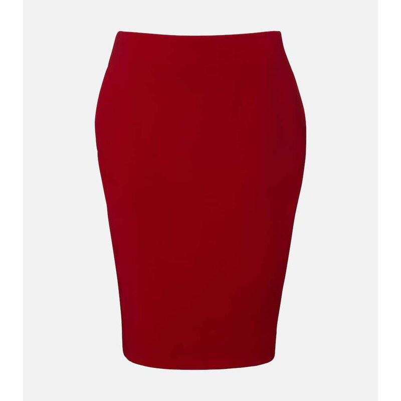 Saint Laurent Satin pencil skirt