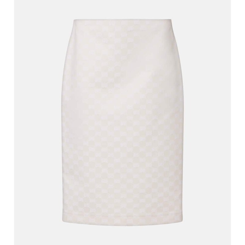 Gucci GG midi suknička v barvě Salty Sand