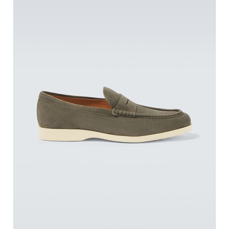 Tods Suede penny loafers