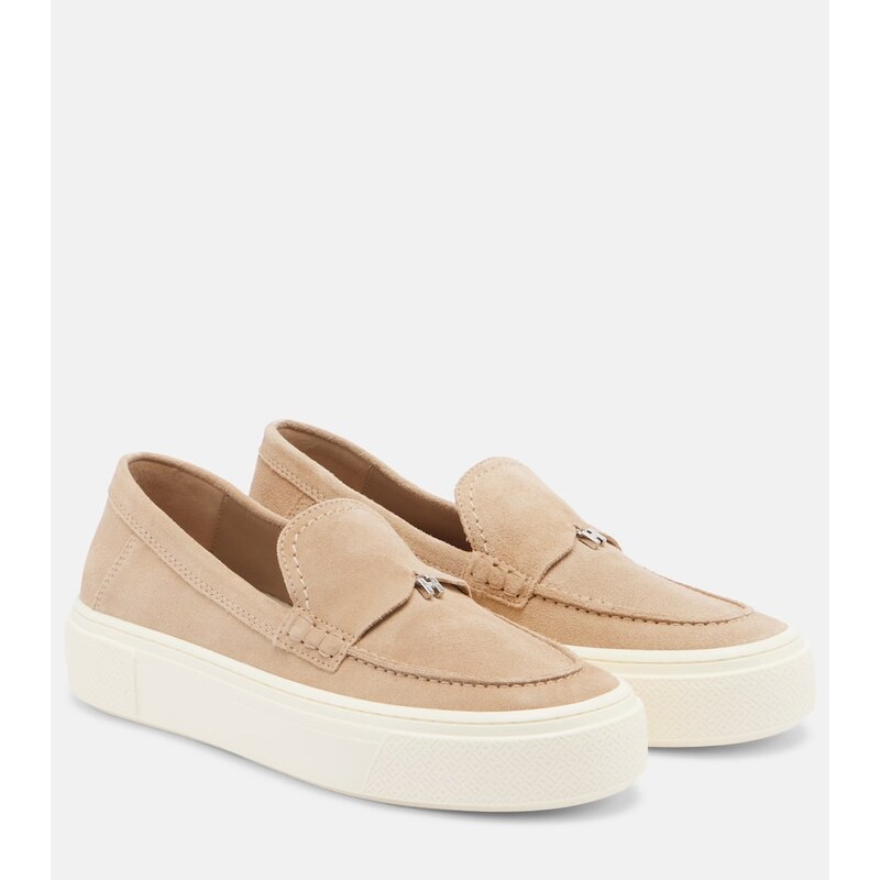 Hogan Crosswind suede loafers
