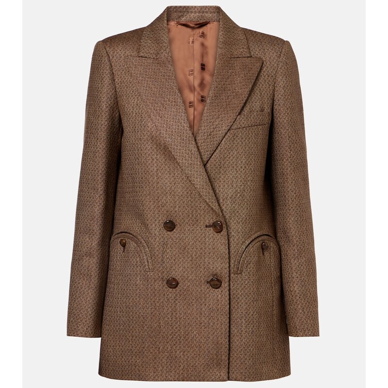 Blaze Milano BlazÃ Milano Amel Everyday silk and wool blazer