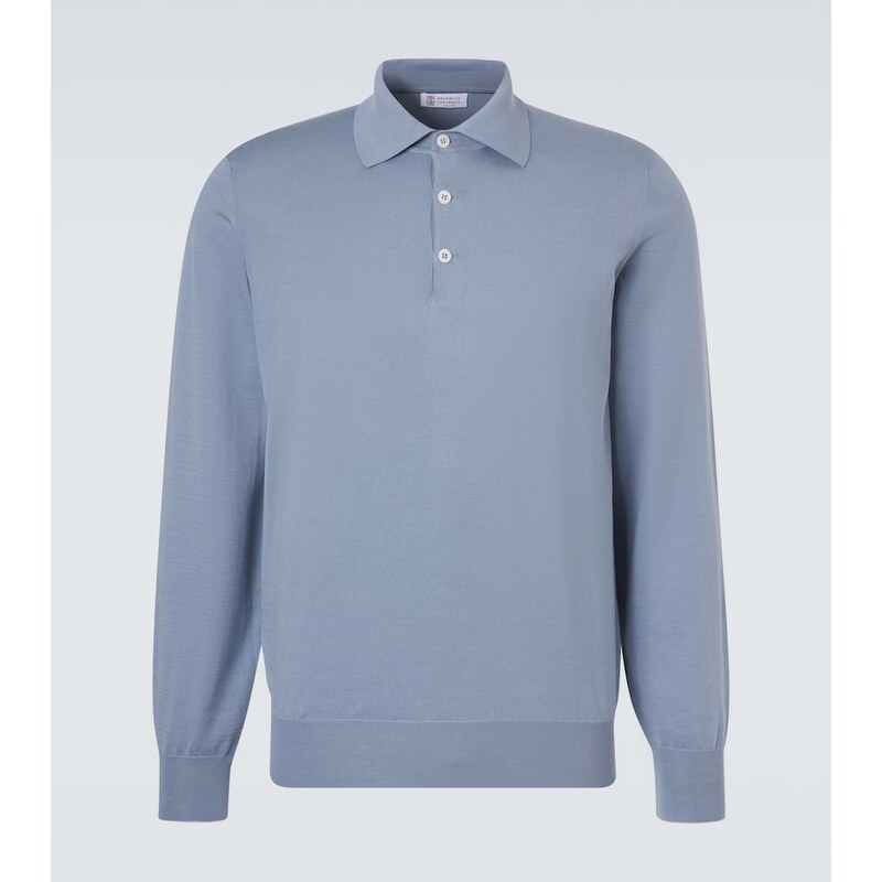 Brunello Cucinelli Cotton polo sweater
