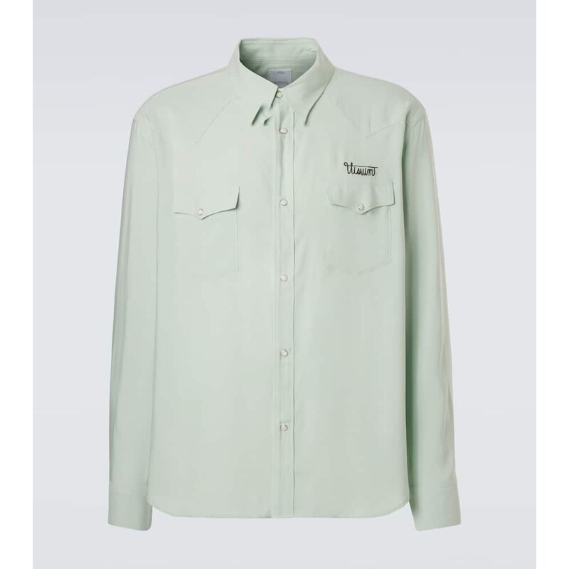 Visvim Four Corners printed canvas shirt