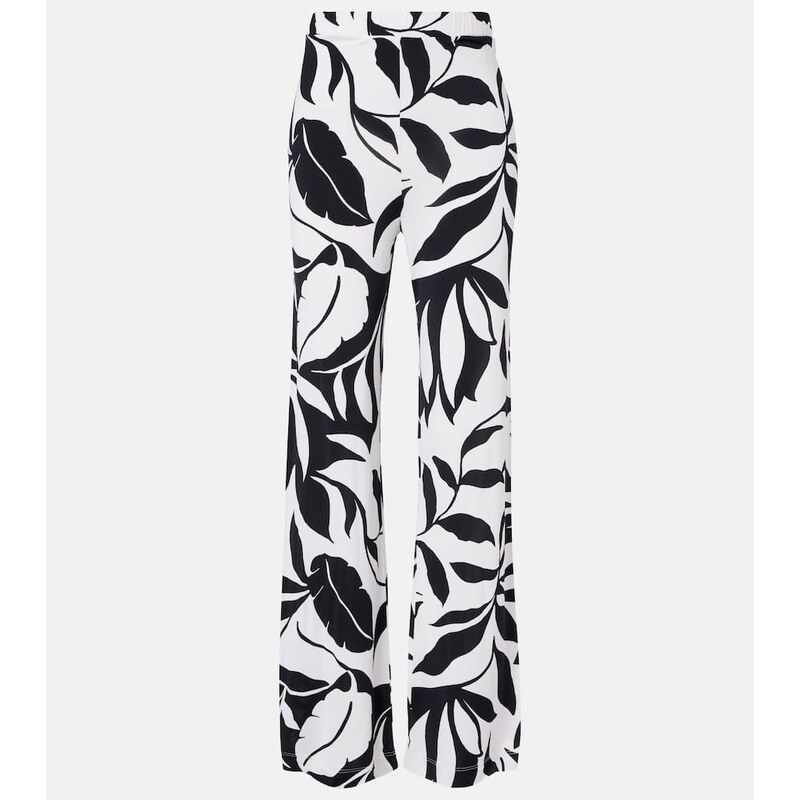 Max Mara Abate printed wide-leg pants