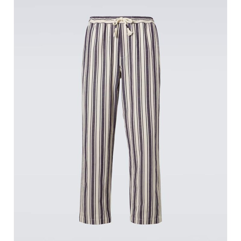Orlebar Brown Sonoran striped cotton straight pants