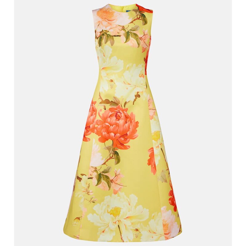 Leo Lin Cleo floral midi dress